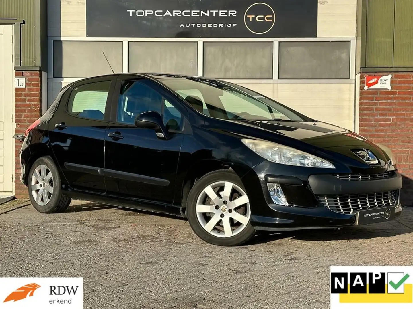 Peugeot 308 1.6 VTi XS/AIRCO/CRUISE/AUX/APK/NAP Schwarz - 1