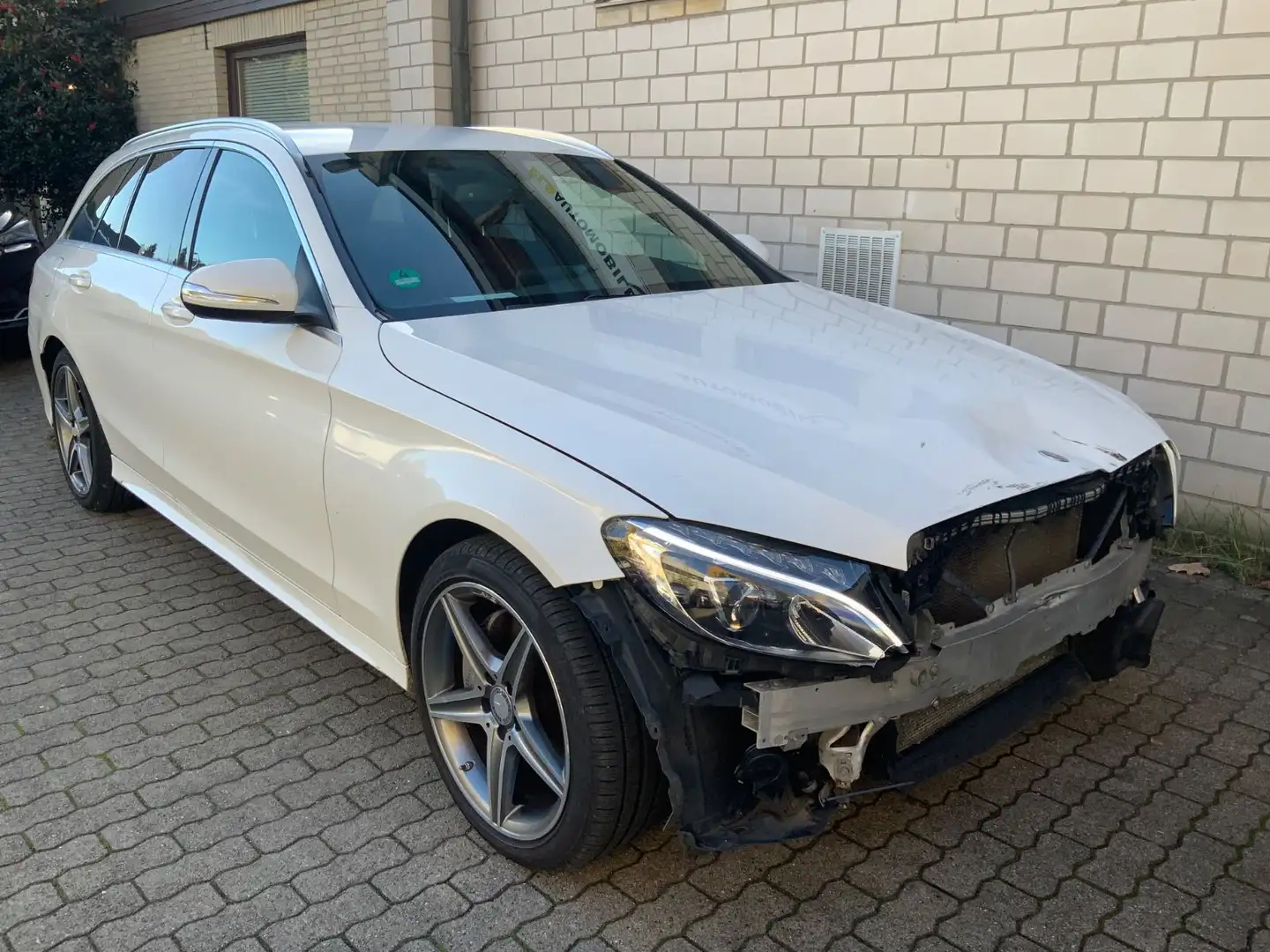Mercedes-Benz C 220 T BlueTec AMG-Line LederRot/LED/Kamera Blanc - 1