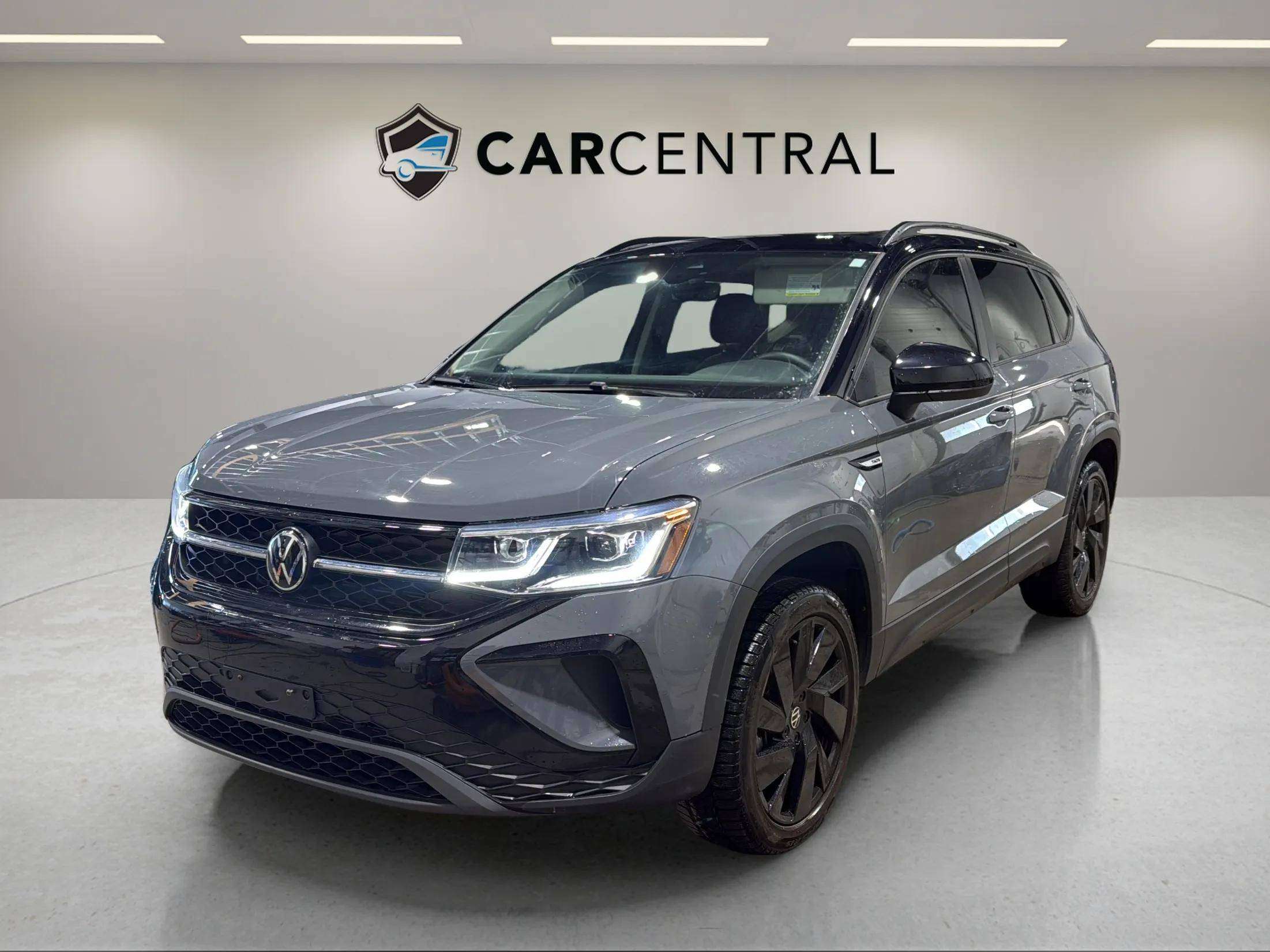 Gray 2024 Volkswagen Taos SUV / Crossover 7-Speed Automatic