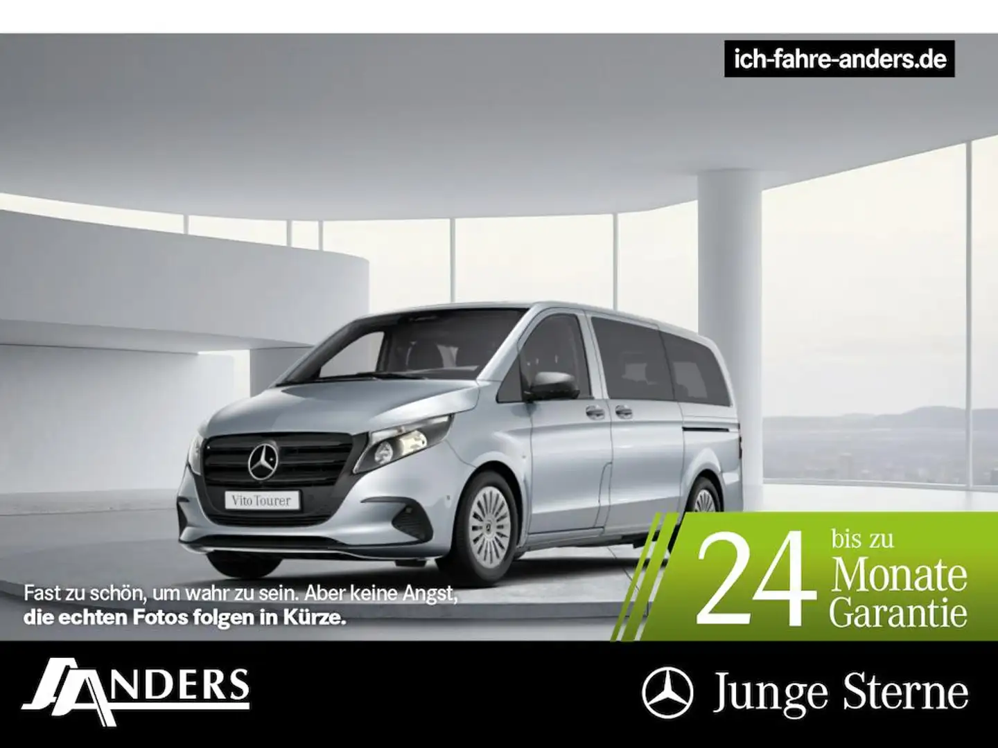 Mercedes-Benz Vito 116 Tourer Klima*9-Sitze*MOPF*MBUX*Navi Silber - 1