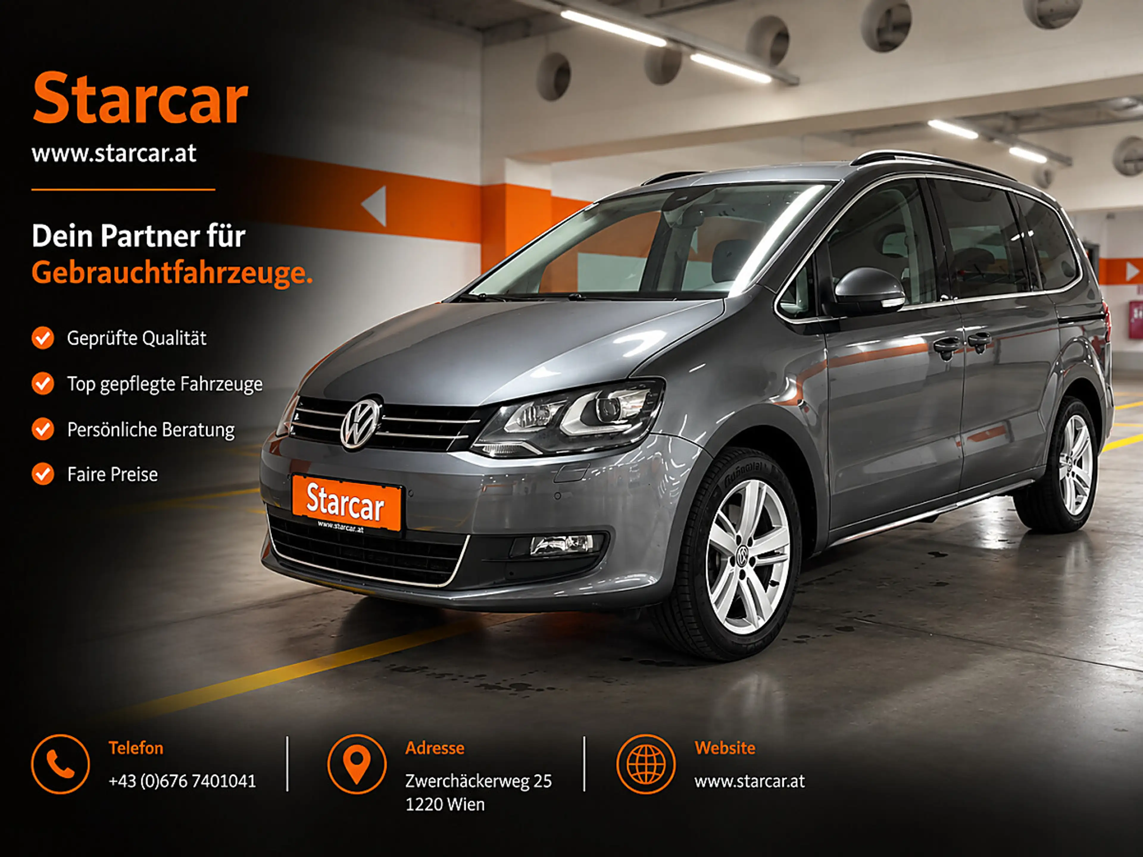 Volkswagen Sharan Business BMT SCR 2,0 TDI*1.BESITZ*7-SITZE*ACC-T...