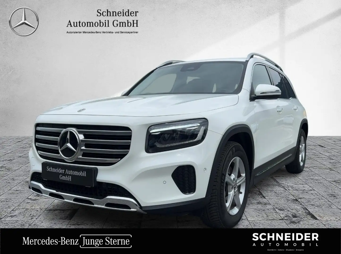 Mercedes-Benz GLB 180 d W-Paket Navi LM KAM SpurW ParkAss. Weiß - 1