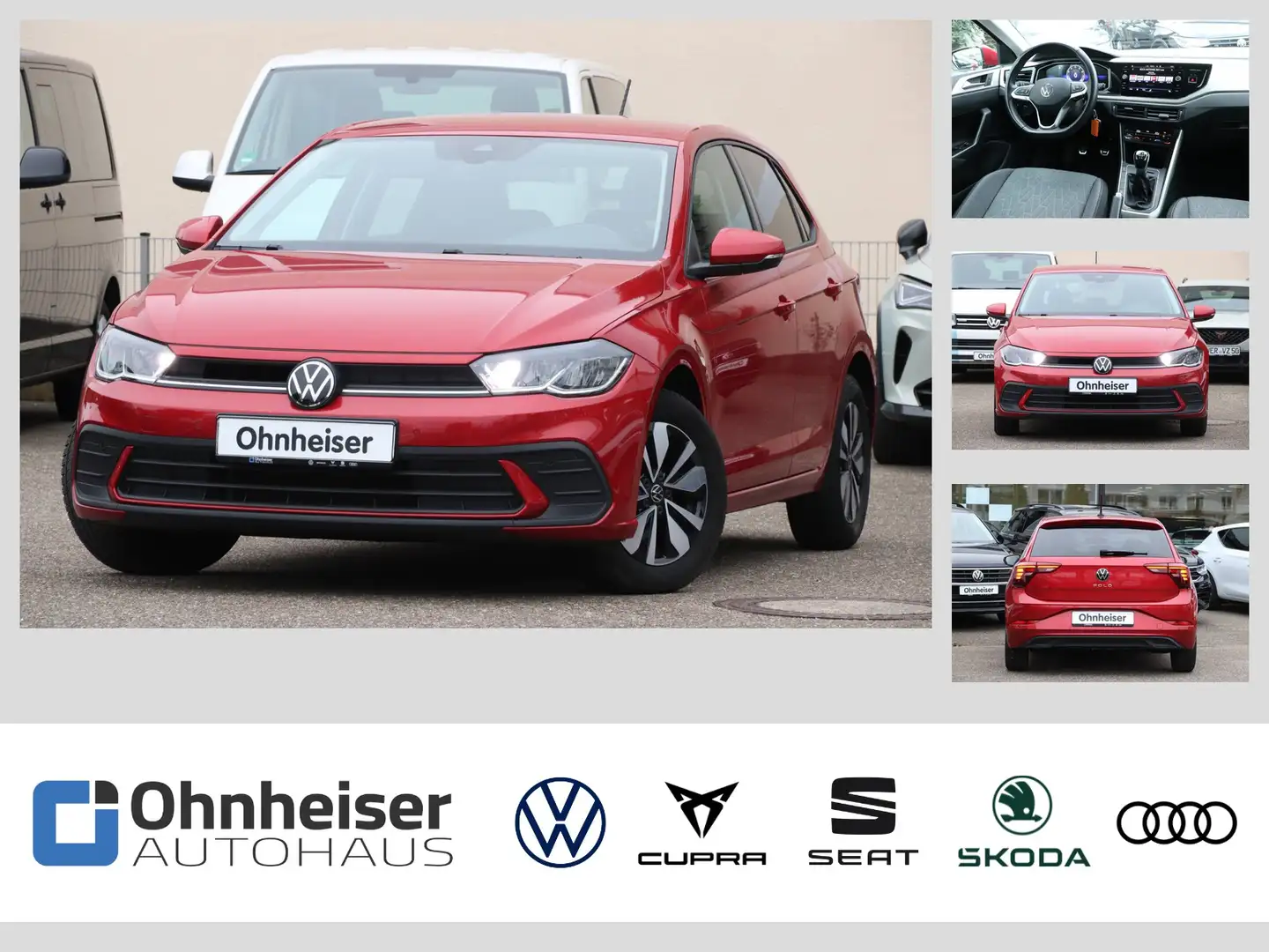 Volkswagen Polo 1.0 Move ALU*SHZ*CLIMATRONIC*PDC Rot - 1