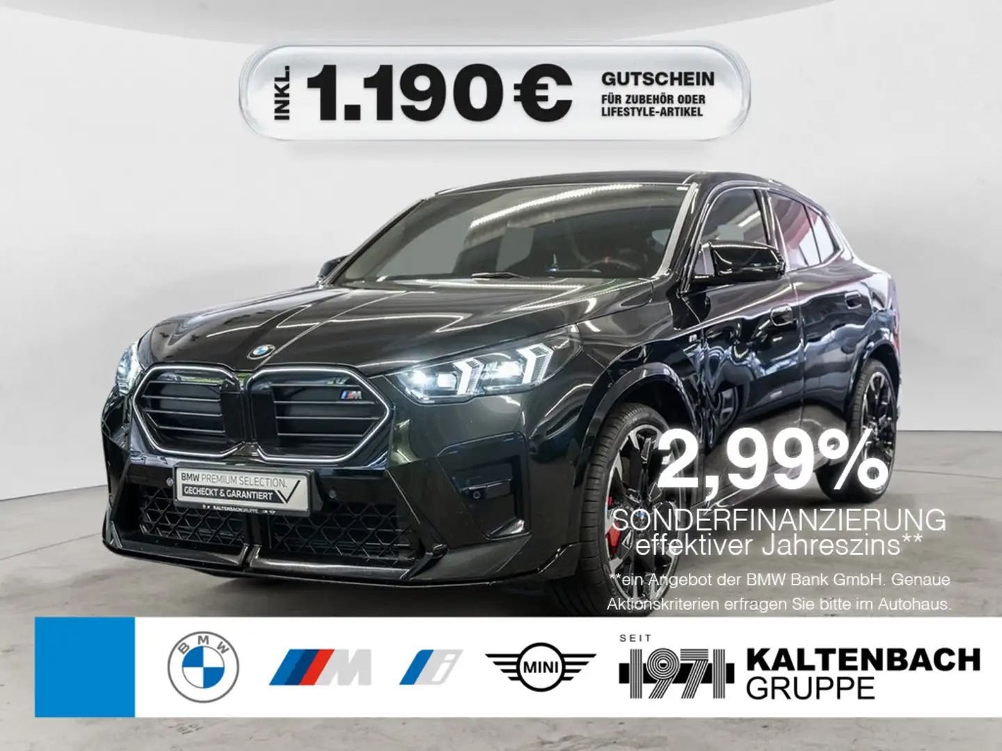 BMW X2 M 35i xDrive PANO LED ALUFELGEN 21 ZOLL HUD Schwarz - 1