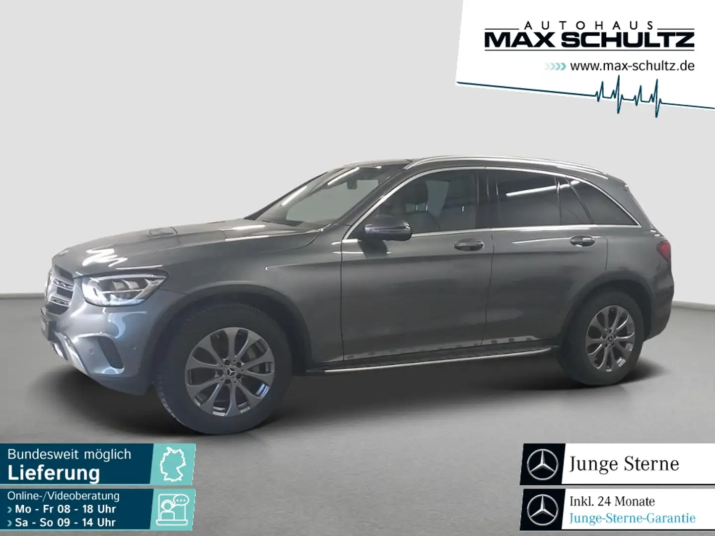 Mercedes-Benz GLC 300 de 4MATIC LED*HUD*Pano*PDC*360°*KeyL*AHK Grau - 1