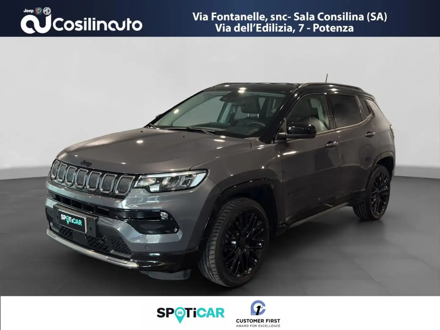 Jeep Compass 1.6 Multijet II 2WD 130Cv S Gris - 1