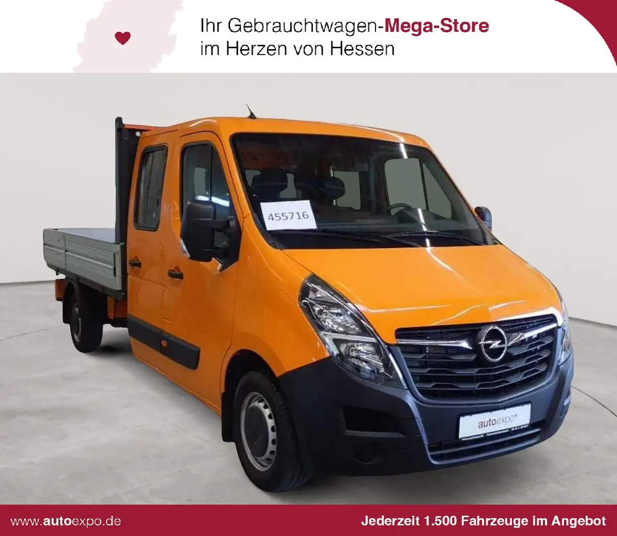 Opel Movano Movano 2.3 D L3 Doka Klima AHK Orange - 1
