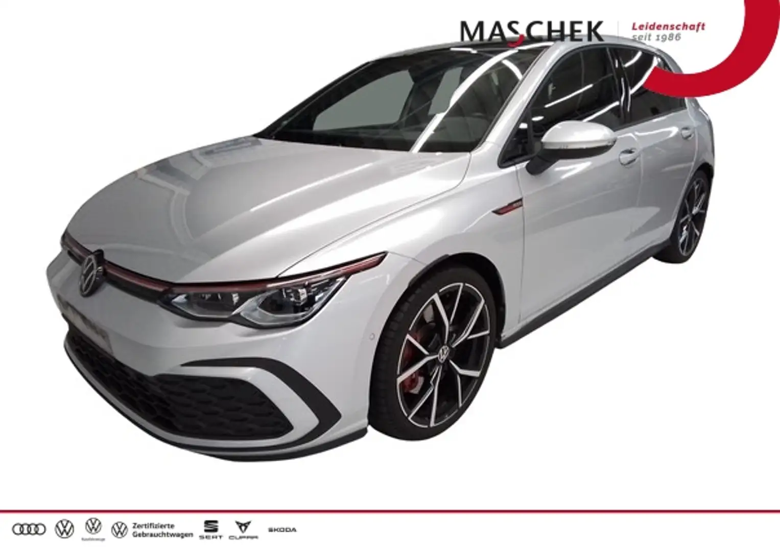 Volkswagen Golf GTI 2.0 TSI IQ.Light Pano HK LM19 HUD RearView Pano HU Silber - 1