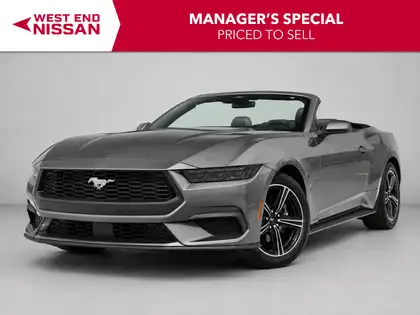 Gray 2025 Ford Mustang Convertible Rear-Wheel Drive Automatic