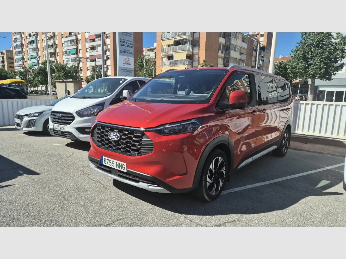 Ford Tourneo Custom 2.5 Duratec PHEV 171kW L1 Active eCVT 232CV Rojo - 2