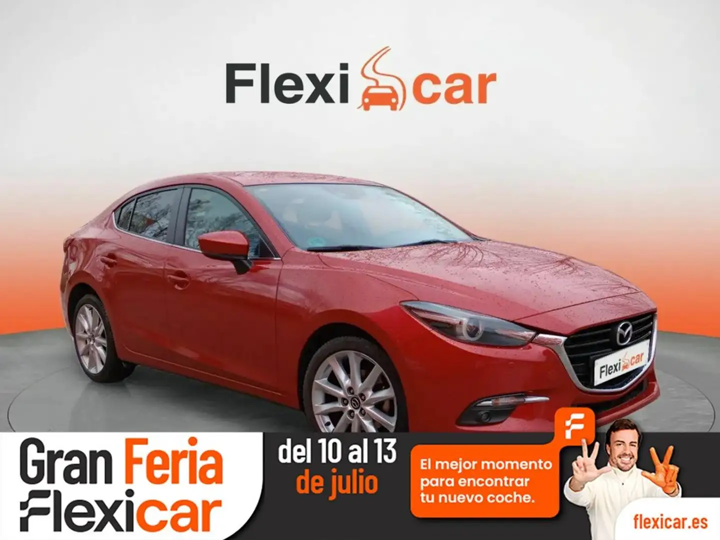 Mazda 3 2.2 SKYACTIV-D 110KW ZENITH+NAVEGADOR Rojo - 1