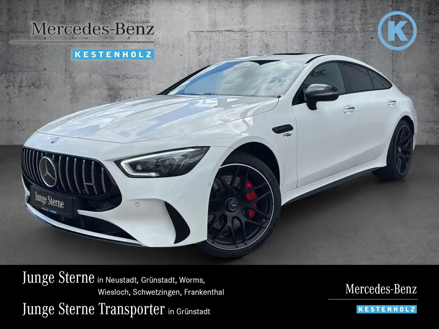 Mercedes-Benz AMG GT GT 43 AMG 4M V8-STYLING+NIGHT+DISTRO+SHD+KEYLESS Bianco - 1