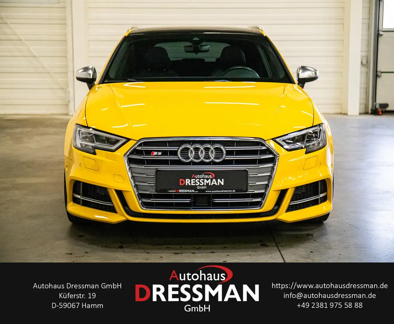 Audi S3 2.0 TFSI SPORTBACK Q. LED KAMERA PANO KEYLESS Žlutá - 2