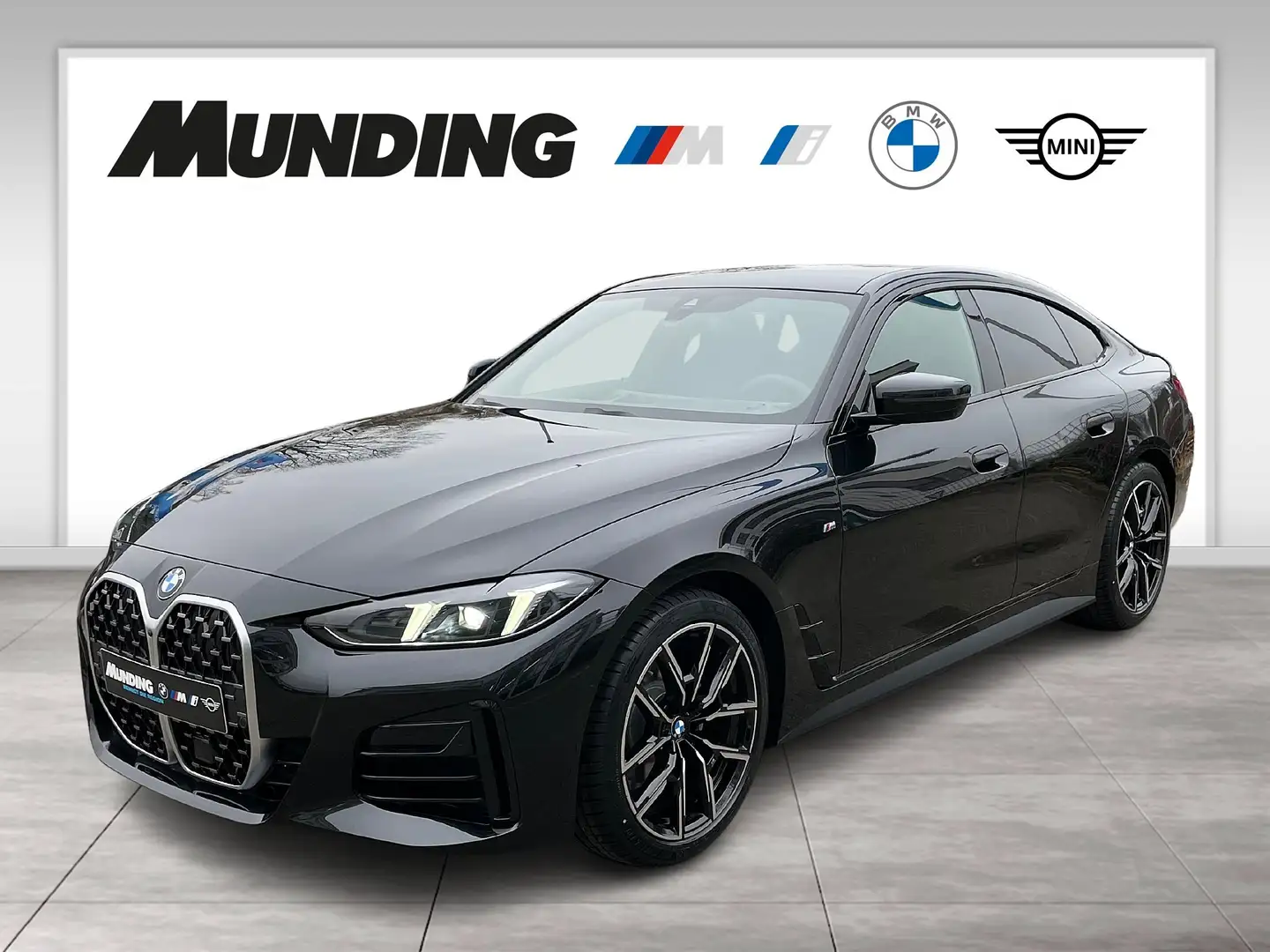 BMW 420 i Gran Coupe A M-Sport Navi|MFL|PDC|SHZ|BMWLiCo Zwart - 1