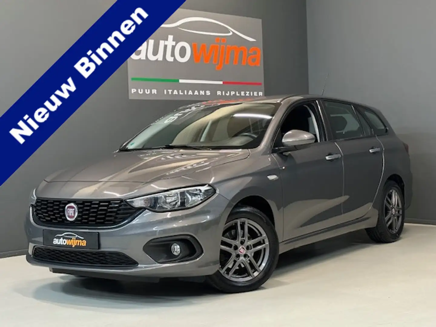 Fiat Tipo Stationwagon 1.4 16v 95pk Pop Afn.trekhaak Airco, Gris - 1