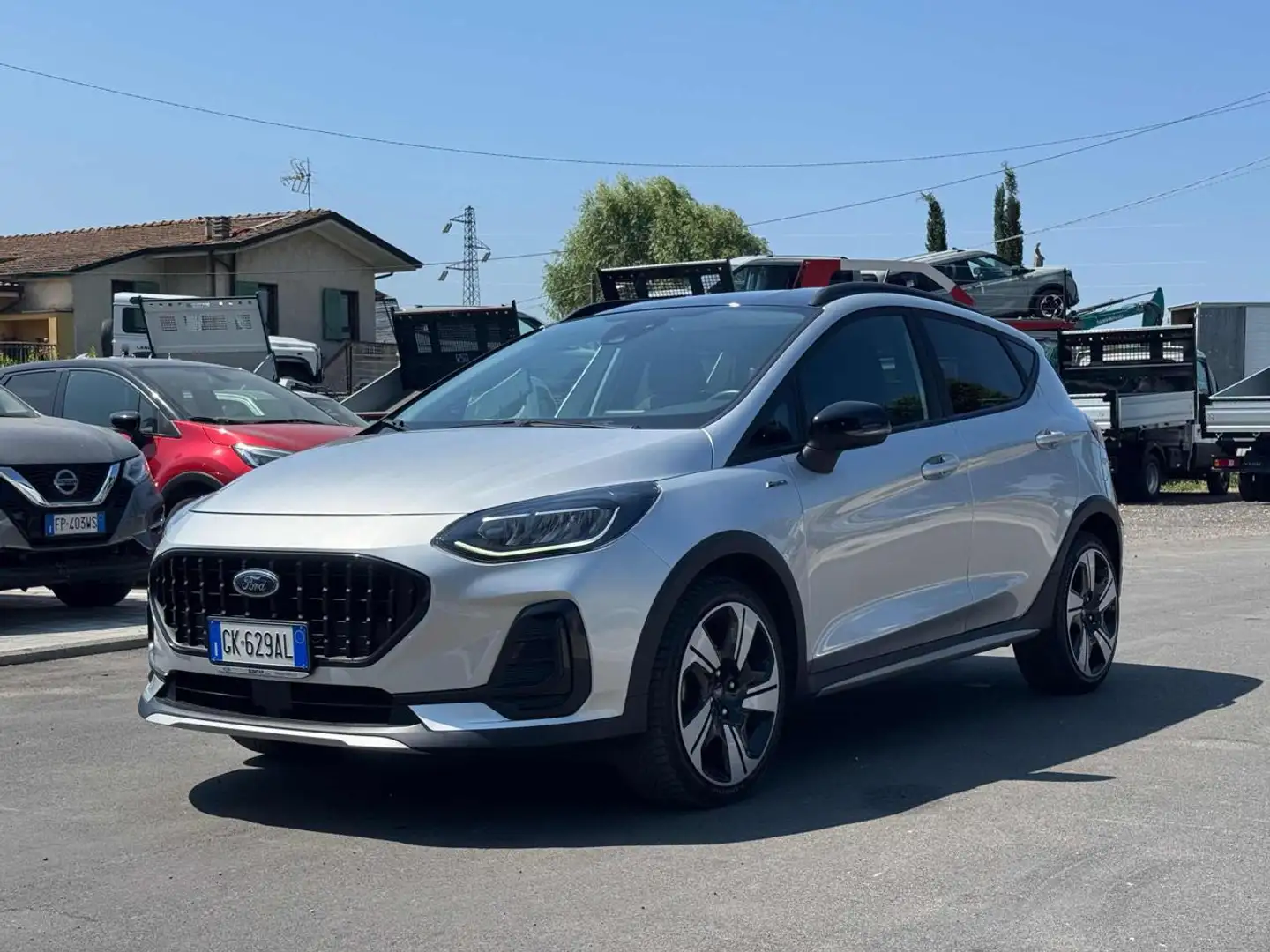 Ford Fiesta 1.0 Ecoboost Hybrid 125 CV DCT 5 porte Active Argento - 1