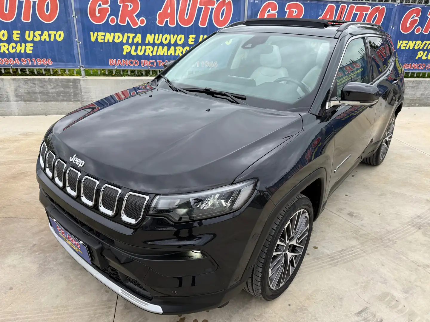 Jeep Compass Compass 1.6 mjt 130cv TETTO APRIBILE /PELLE/UNICOP Schwarz - 2