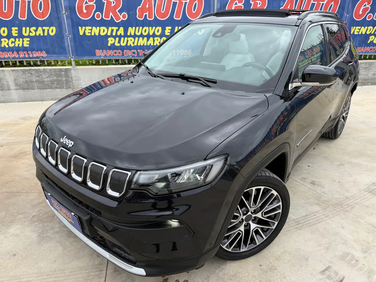 Jeep Compass Compass 1.6 mjt 130cv TETTO APRIBILE /PELLE/UNICOP Schwarz - 1