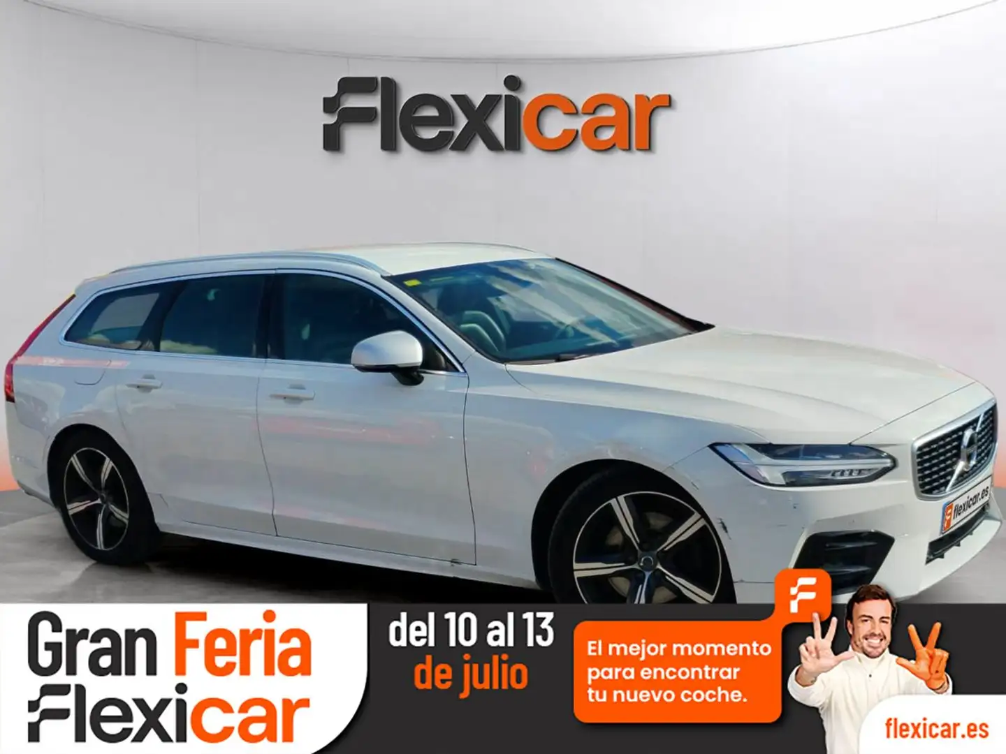 Volvo V90 D4 R-Design Aut. 190 Blanc - 1