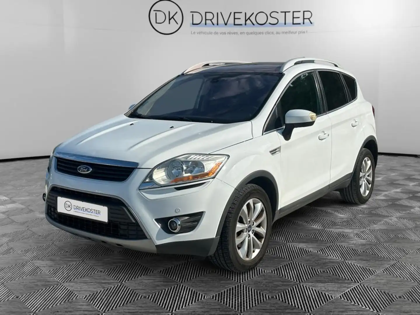 Ford Kuga Kuga 2.0 TDCi FAP - 140 - BV Powershift 4x4  Titanium Blanc - 1