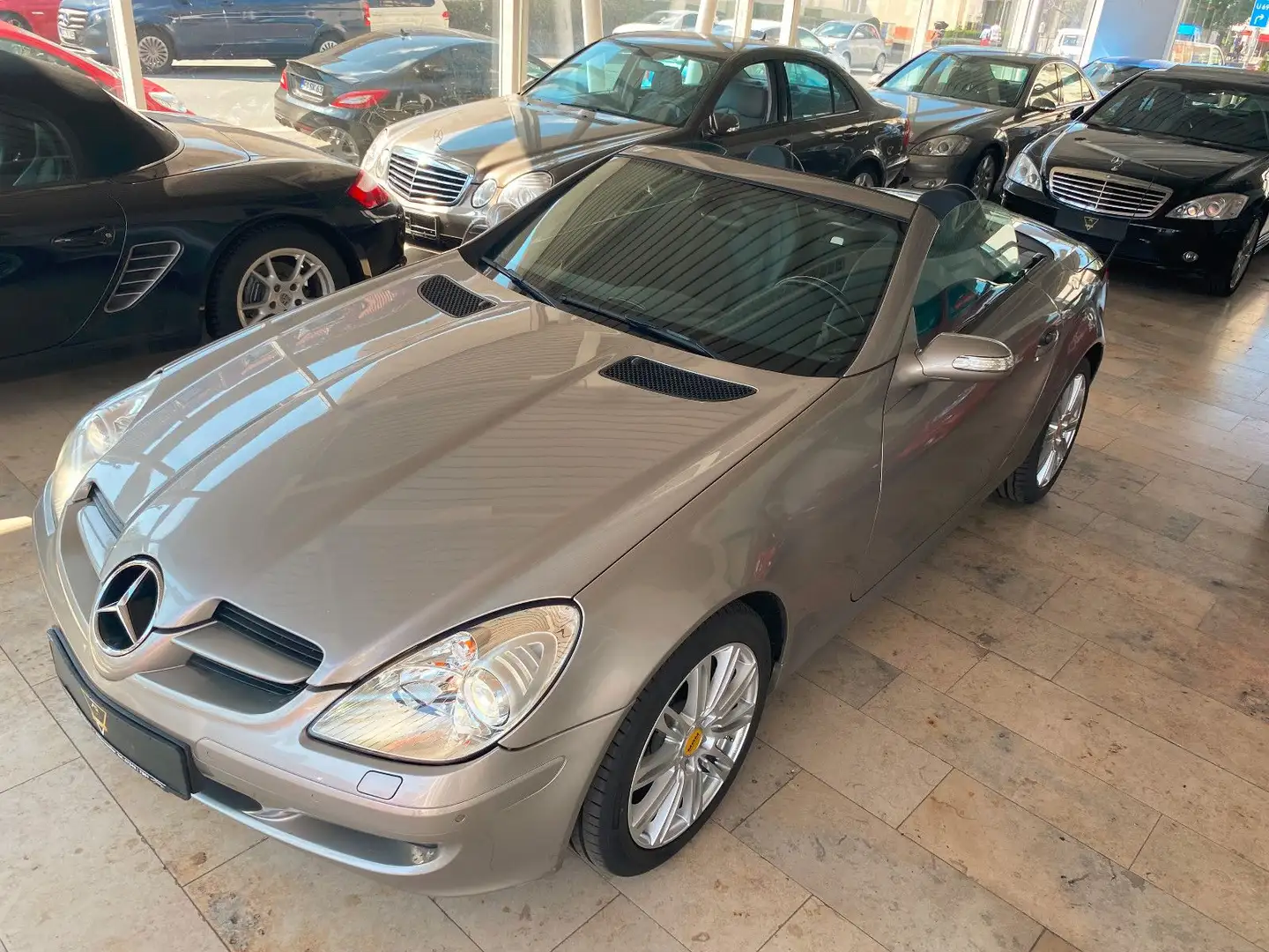 Mercedes-Benz SLK 200 Kompressor/1.Hd./Led./PDC/Xen./SHZ/ Zilver - 1