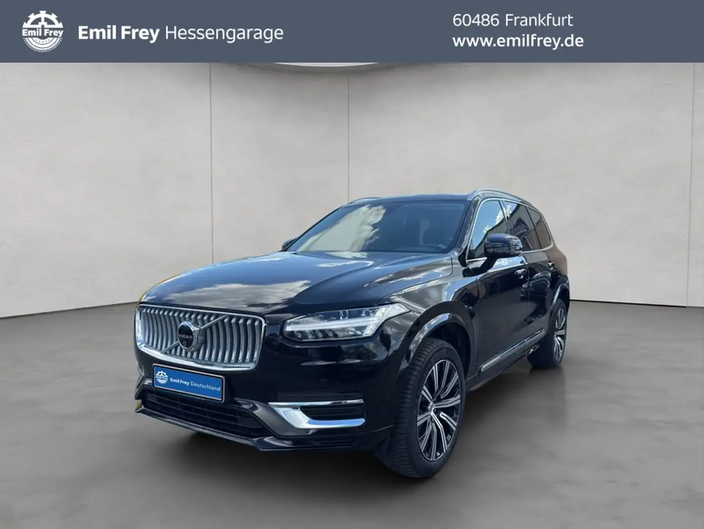 Volvo XC90 XC90 B5 AWD Plus-Bright 7S Glasd Standh 360° AHK Schwarz - 1