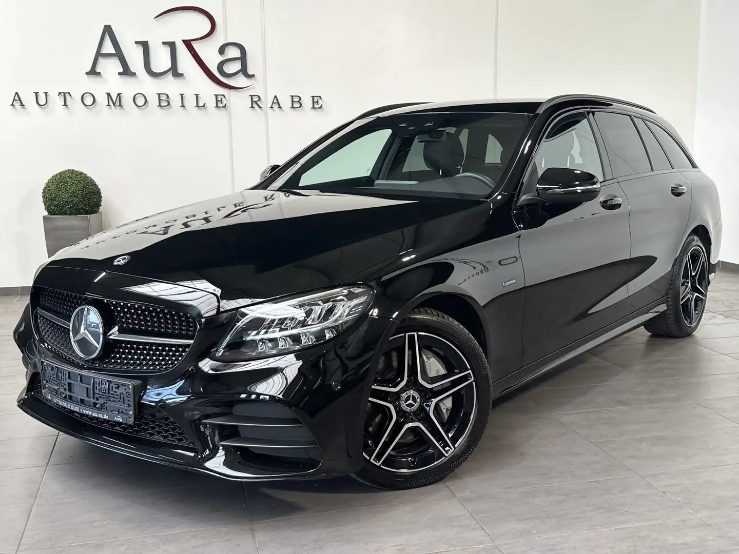 Mercedes-Benz C 300 T AMG-Line NAV+LED+KAM+BURMESTER+CARPLAY Schwarz - 2