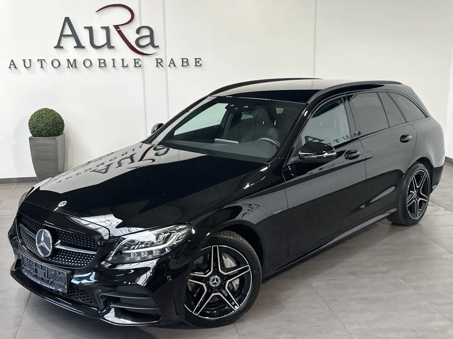 Mercedes-Benz C 300 T AMG-Line NAV+LED+KAM+BURMESTER+CARPLAY Schwarz - 1