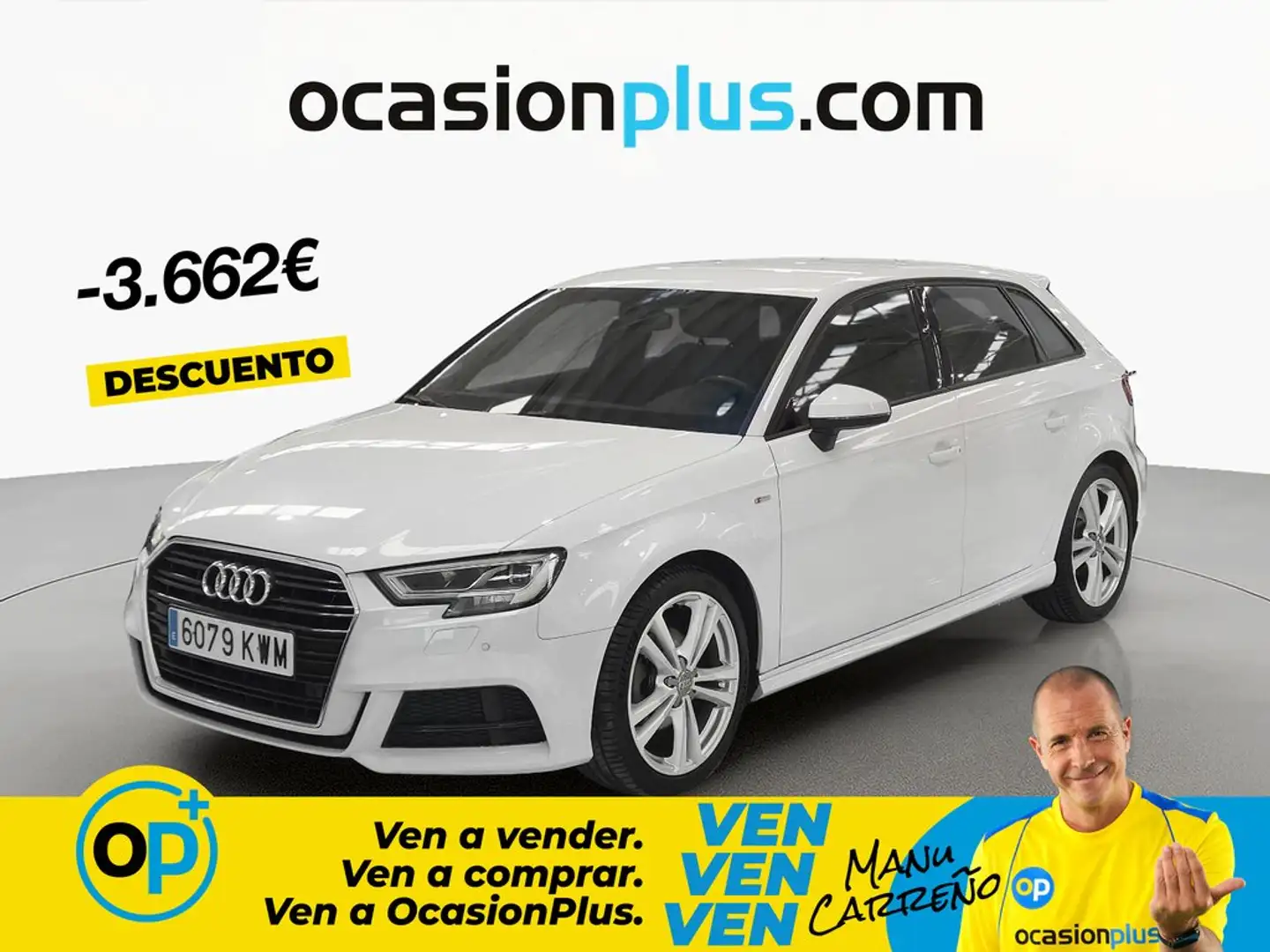 Audi A3 Sportback 35 TFSI S line S tronic 110kW Blanco - 1