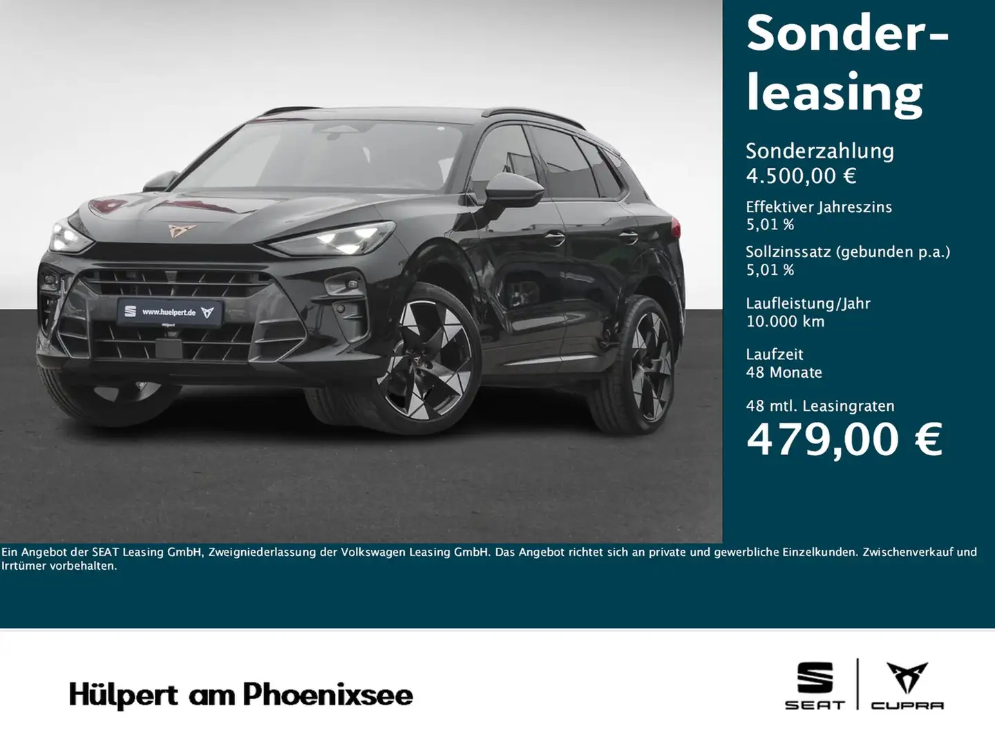 CUPRA Terramar 2.0 VZ DSG 4DRIVE AHK SENNH. NAV ACC Noir - 1