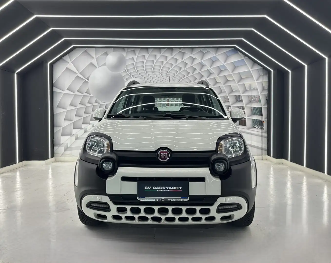 Fiat Panda 1.2 City Cross 69CV-NEOPATENTATI-KM CERTIFICATI- Blanc - 1
