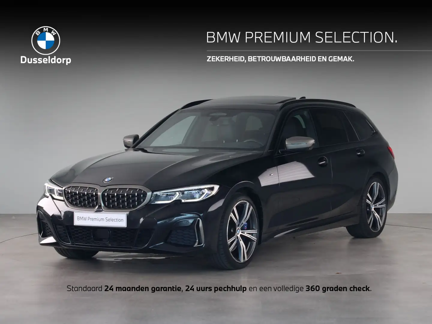 BMW 340 3 Serie Touring M340i xDrive High Executive Zwart - 1