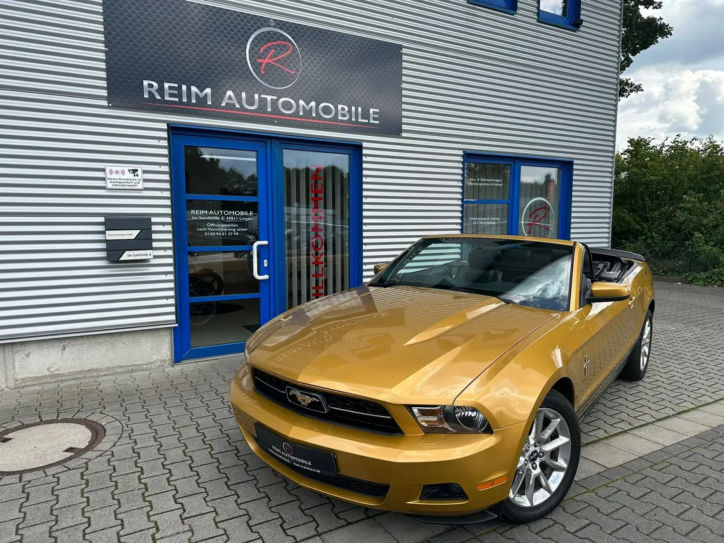 Ford Mustang 4.0 *LEDER*TOP*KLIMA*LM-FELGEN*CABRIO*USA-MODEL* Yellow - 1