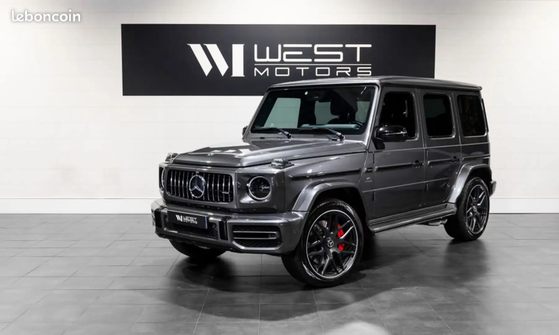 Mercedes-Benz G V8 585 – Pack Nuit Burmester Cam. 360° Toit Ouvrant 1393E-Mois Gris - 1