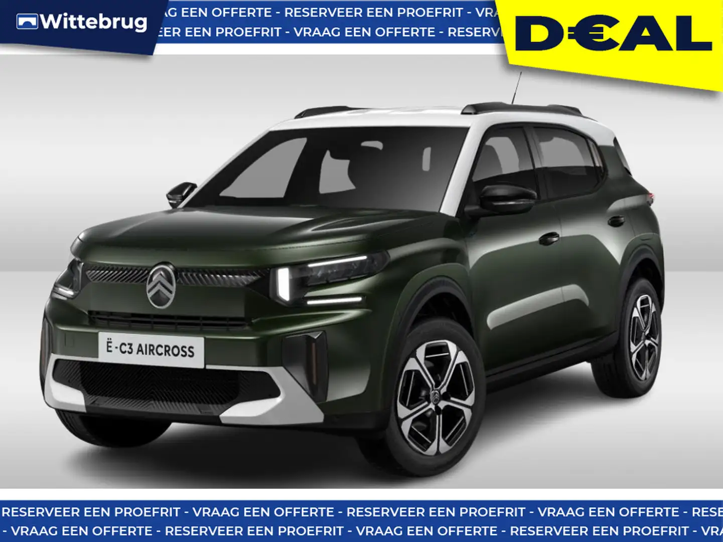 Citroen EC3 Aircross Max 44 kWh PRIVATE LEASE 399,- GOEDKO Verde - 1