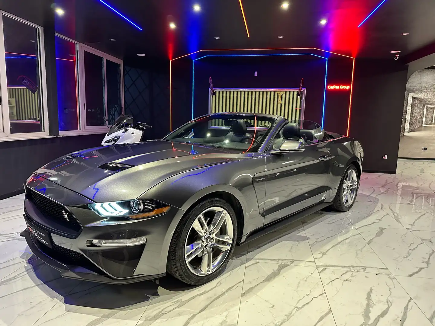 Ford Mustang Convertible 2.3 ecoboost 317cv auto Grigio - 1