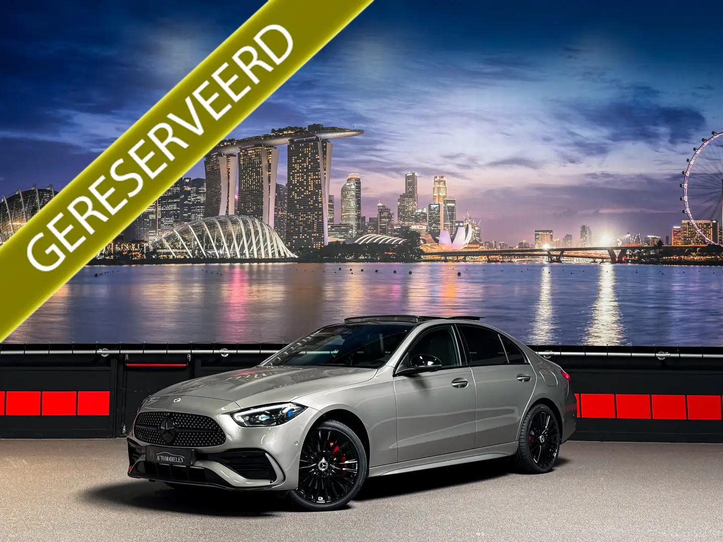 Mercedes-Benz C 300 C300 e AMG |HUD|memory|Pano|360|Sfeer|Trekhaak Gris - 1