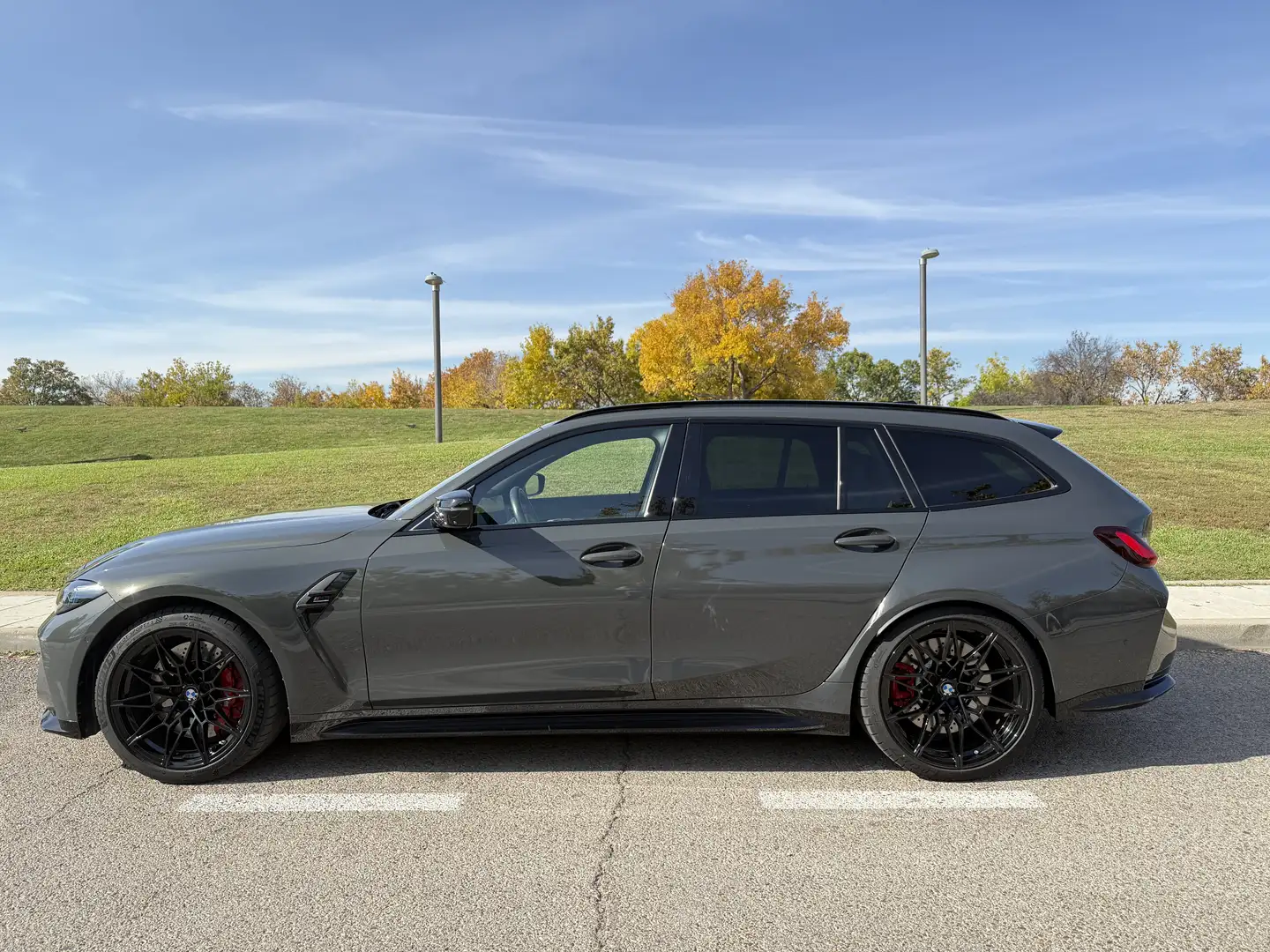 BMW M3 Competition Touring Gris - 2
