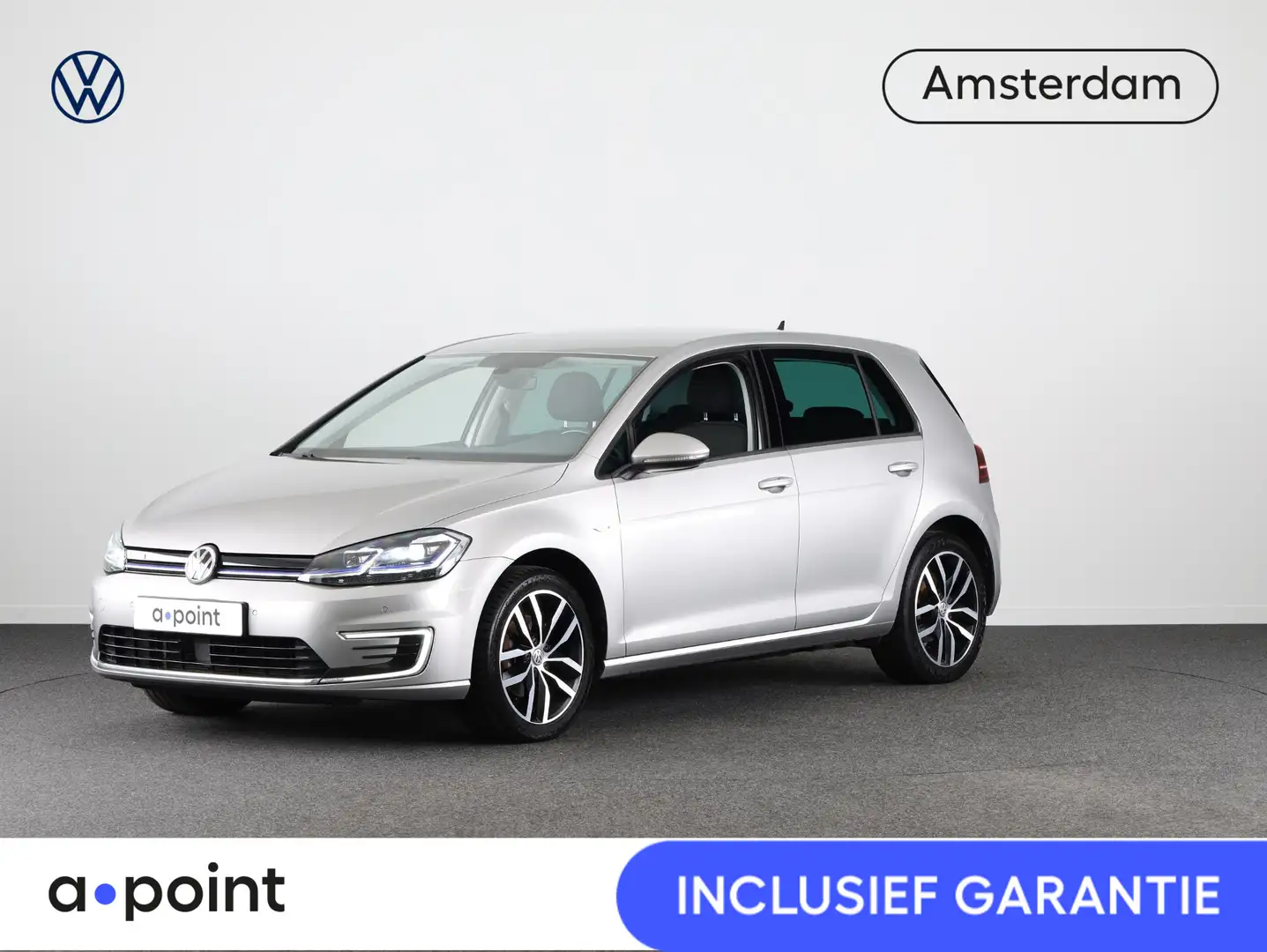 Volkswagen e-Golf E-DITION 136 pk | Navigatie | Warmtepomp | Parkeer Grau - 1