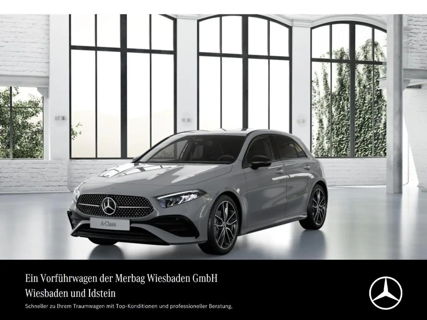 Mercedes-Benz A 180 AMG-NIGHT-DISTRONIC-KEYLESS-AHK-UVP 47.200,- Grau - 1
