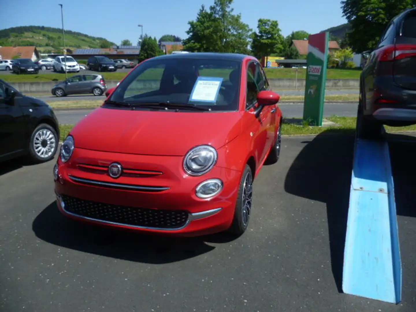 Fiat 500 RED Rot - 1