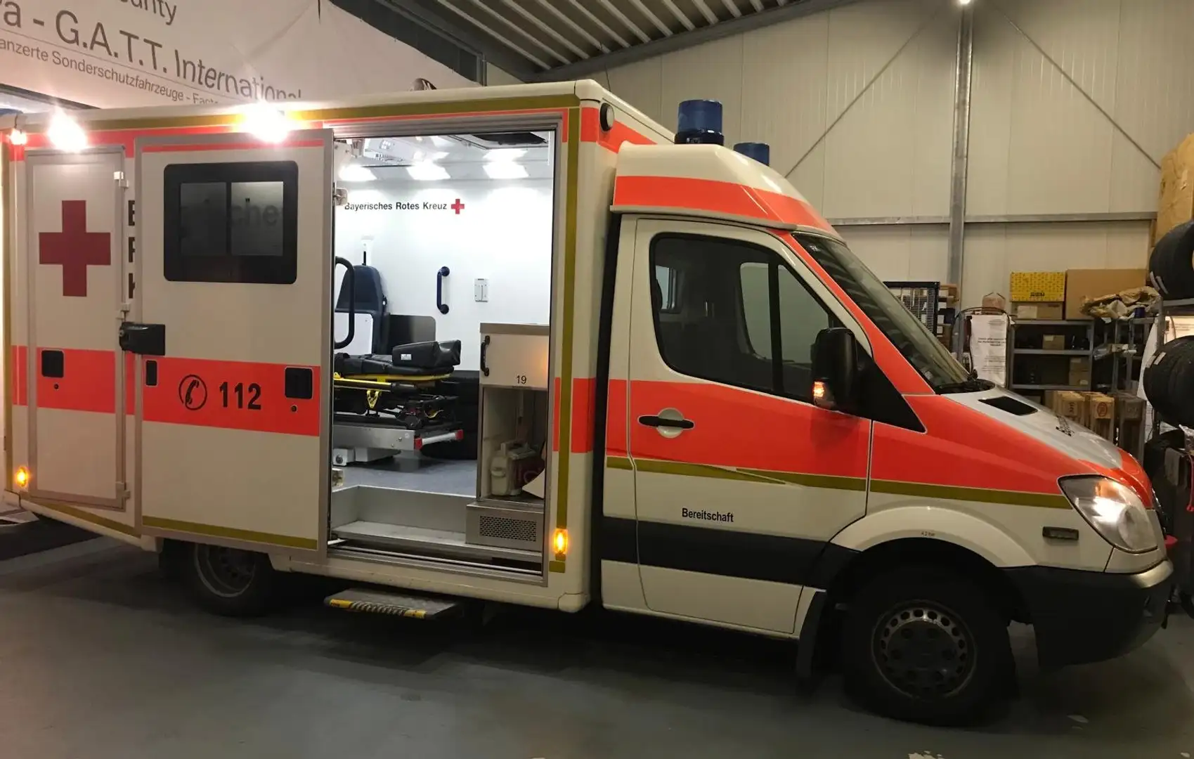 Mercedes-Benz Sprinter RTW W.A.S.-Aufbauhersteller Weiß - 2