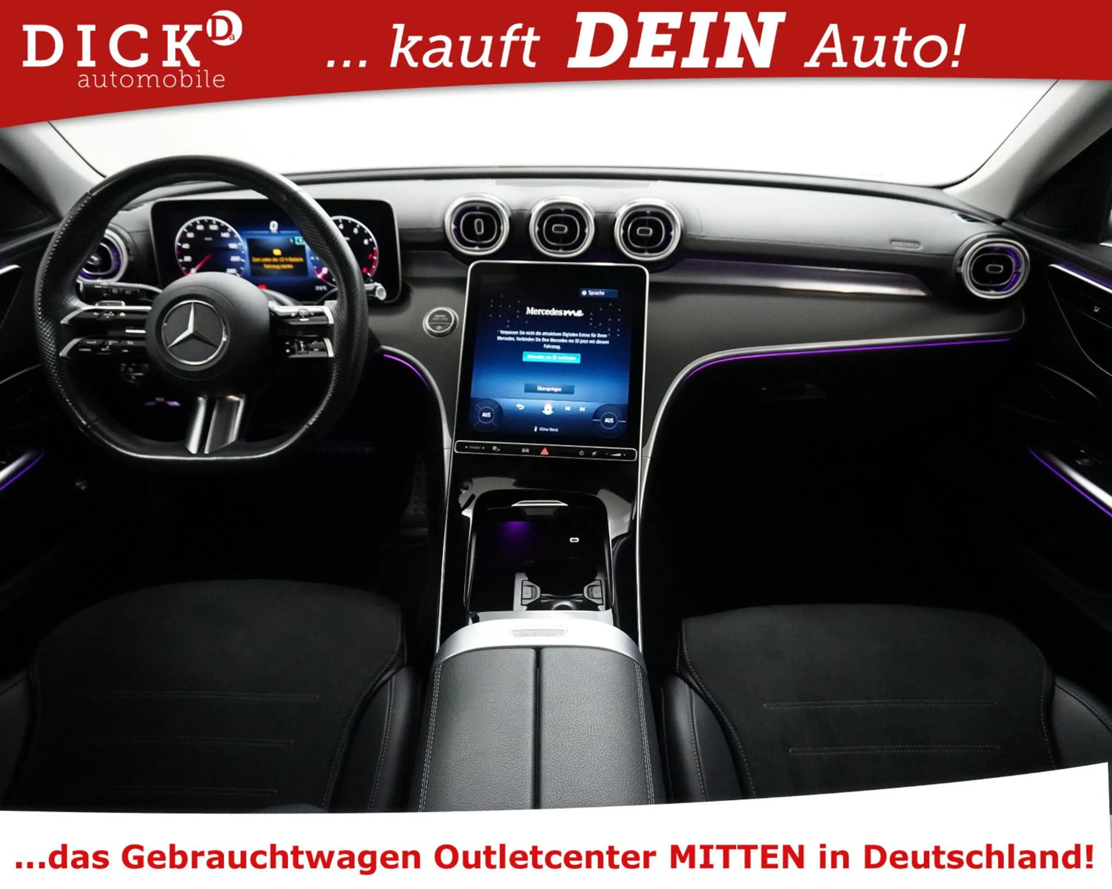 Mercedes-Benz C 180 C180 CGI 2X AMG Line NIGHT+PANO+360+DIGITAL LIGH — photo 11