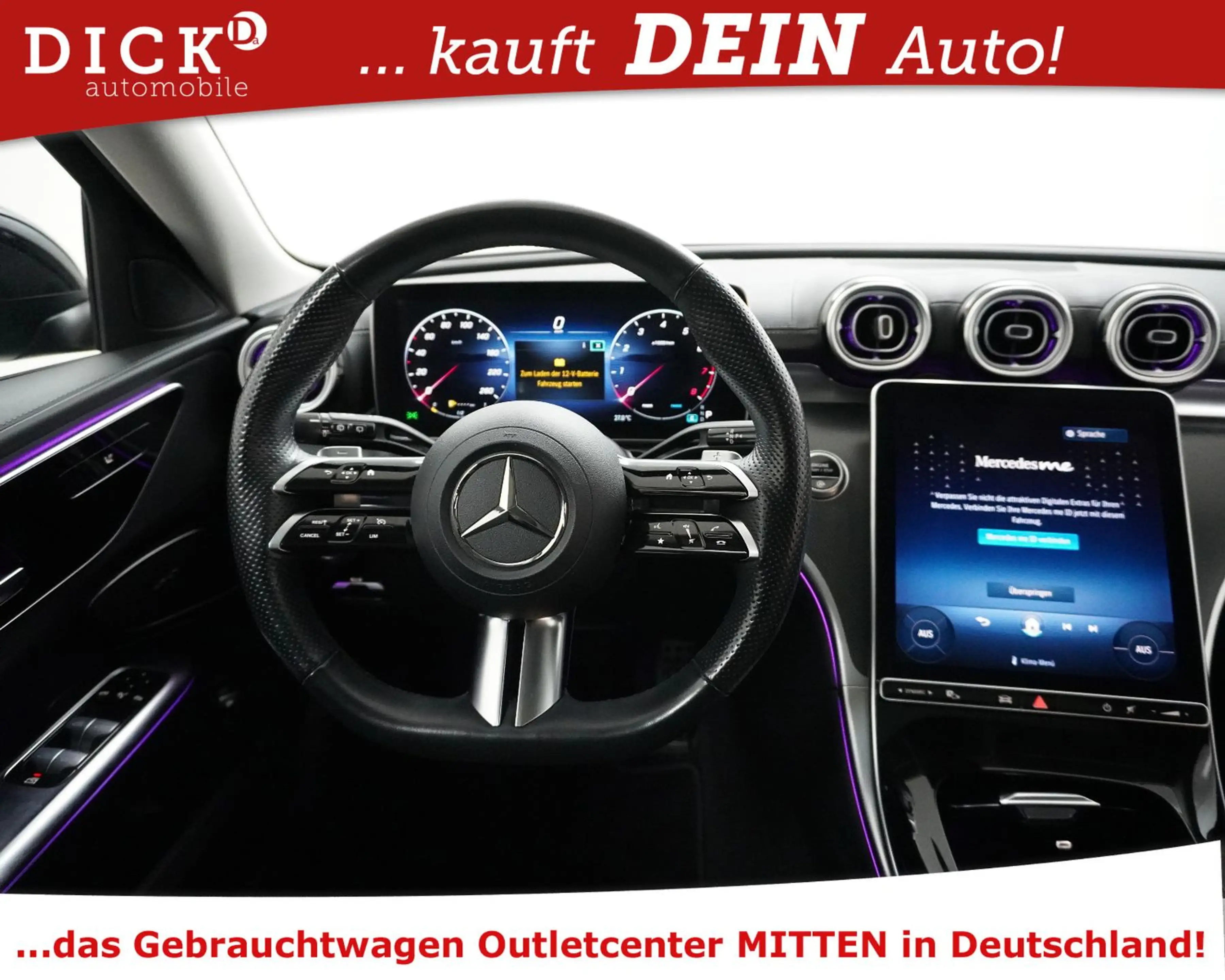 Mercedes-Benz C 180 C180 CGI 2X AMG Line NIGHT+PANO+360+DIGITAL LIGH — photo 15