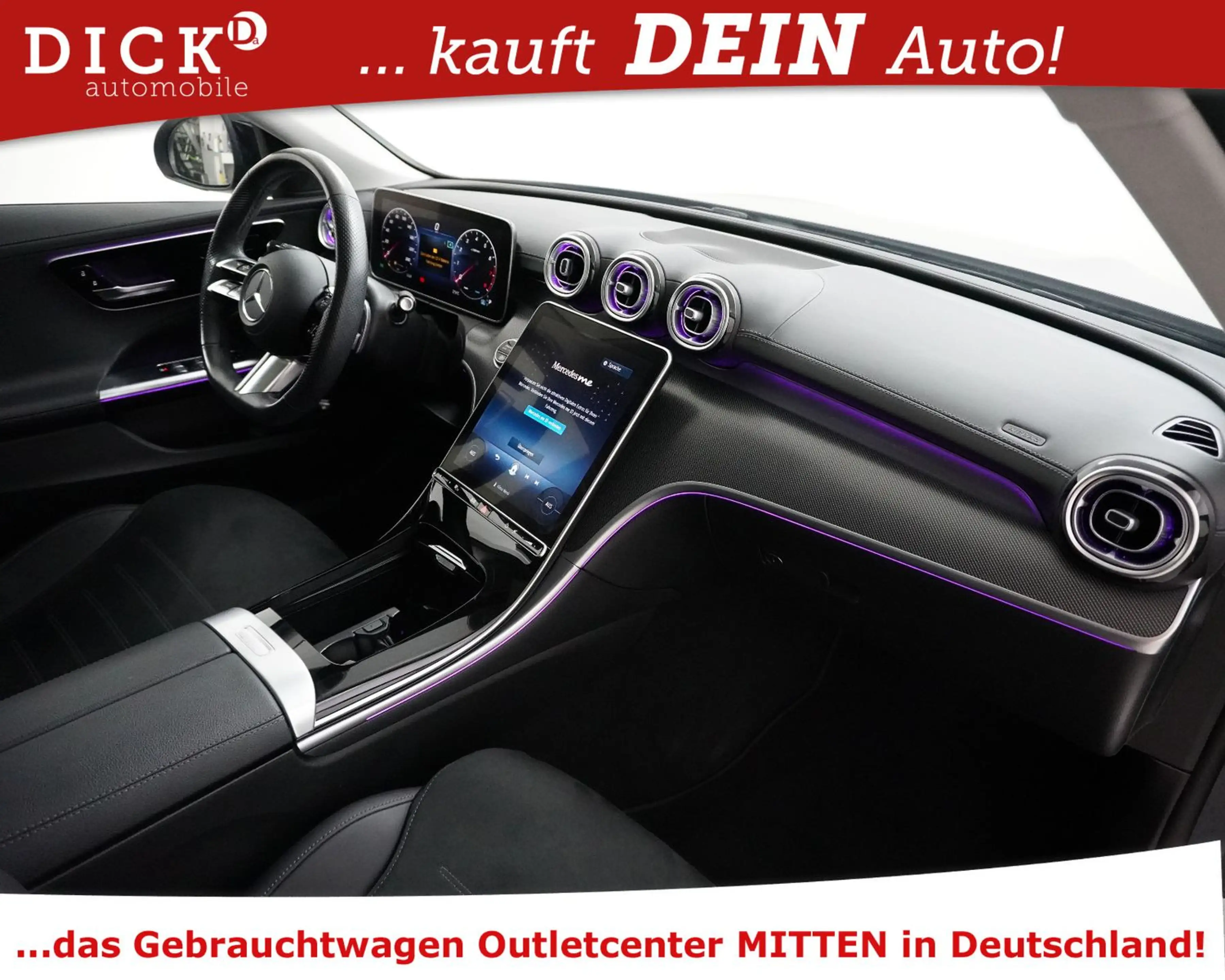Mercedes-Benz C 180 C180 CGI 2X AMG Line NIGHT+PANO+360+DIGITAL LIGH — photo 12