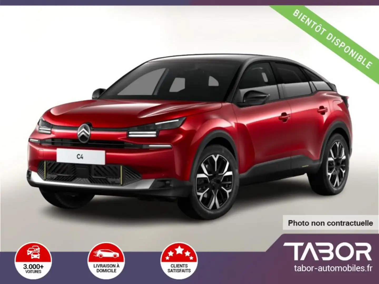 Citroen C4 MHEV 145 eDSC6 MAX FACELIFT GPS ADML Rouge - 1