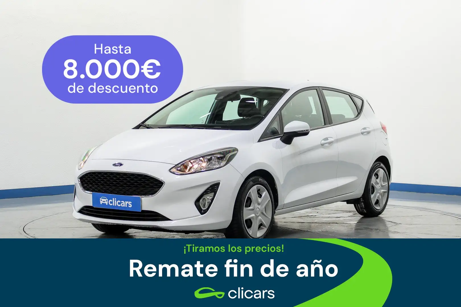 Ford Fiesta 1.1 Ti-VCT Trend Blanc - 1