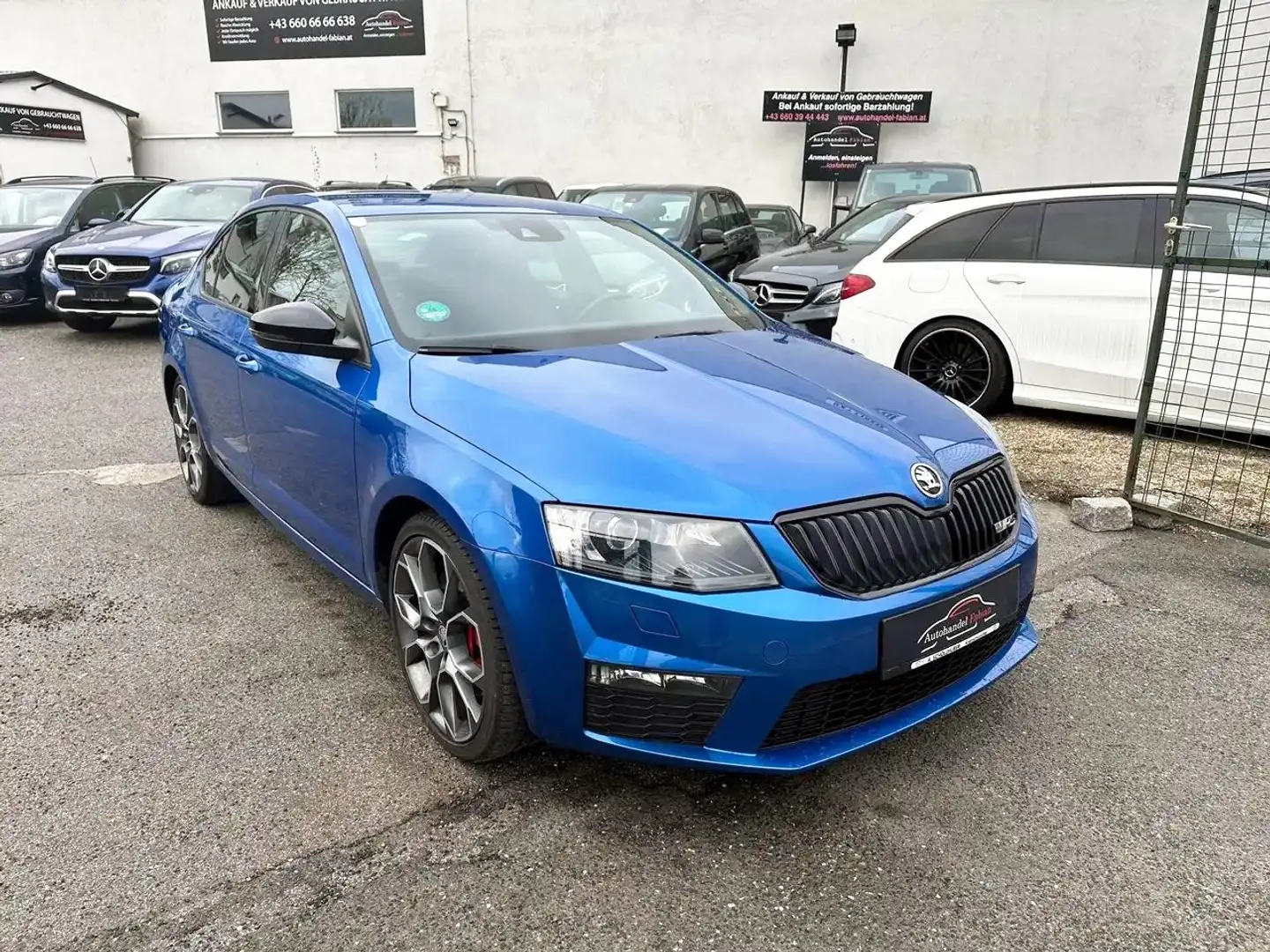 Skoda Octavia RS 2,0 TDI 184PS Pickerl 09/26 mit Parkhilfe Blau - 1
