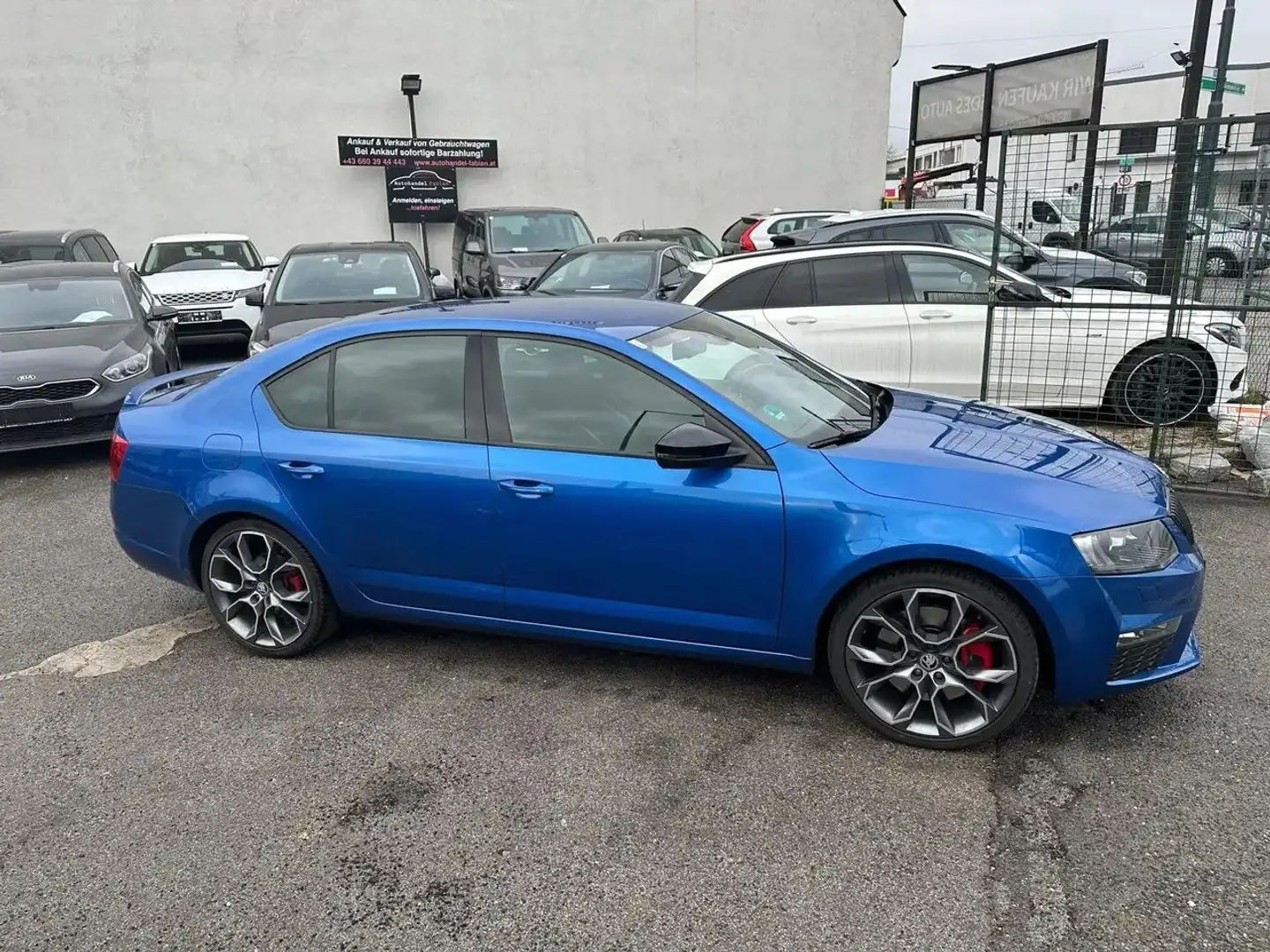 Skoda Octavia RS 2,0 TDI 184PS Pickerl 09/26 mit Parkhilfe Blau - 2