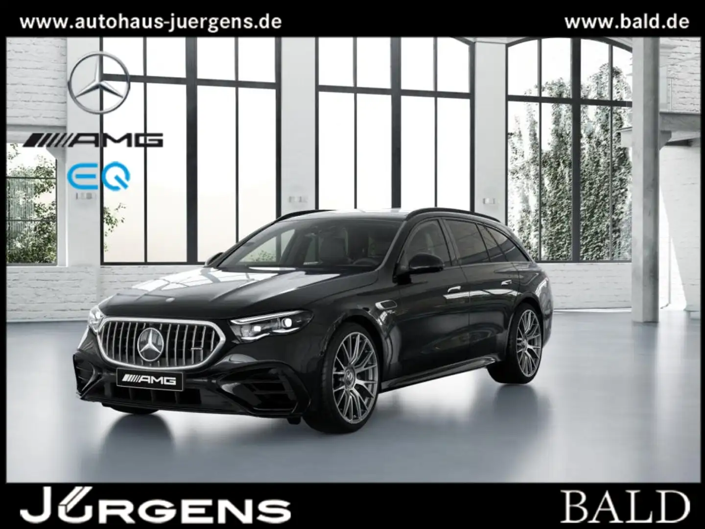 Mercedes-Benz E 53 AMG Hybrid 4M+ T Pano/Burm/Super/Sitzklima Schwarz - 1